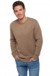 Cachemire Naturel pull homme col rond natural bibi natural brown 3xl